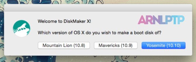 Aplikasi DiskMaker Mac