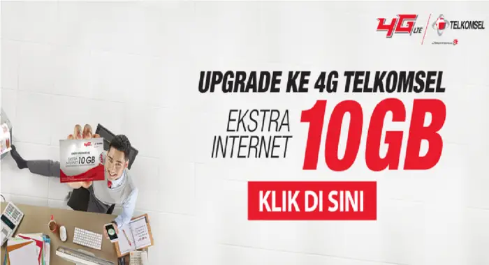 upgrade telkomsel 4g