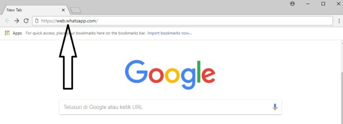 cara 1 langkah 2 whatsapp di laptop