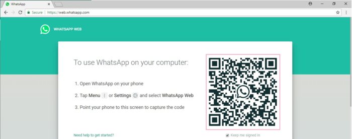 Cara 1 Langkah 3.5 Whatsapp di Laptop
