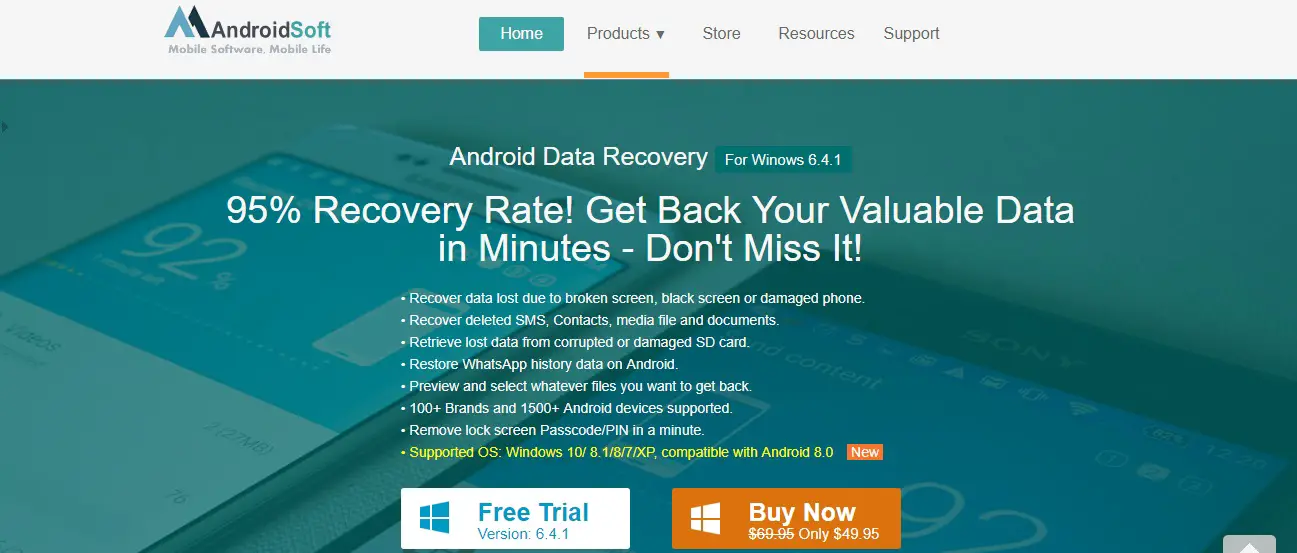 Androidphonesoft Android Data Recovery