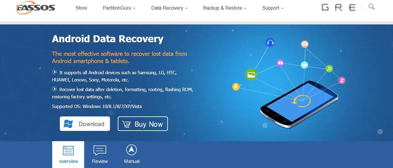 Eassos Android Data Recovery