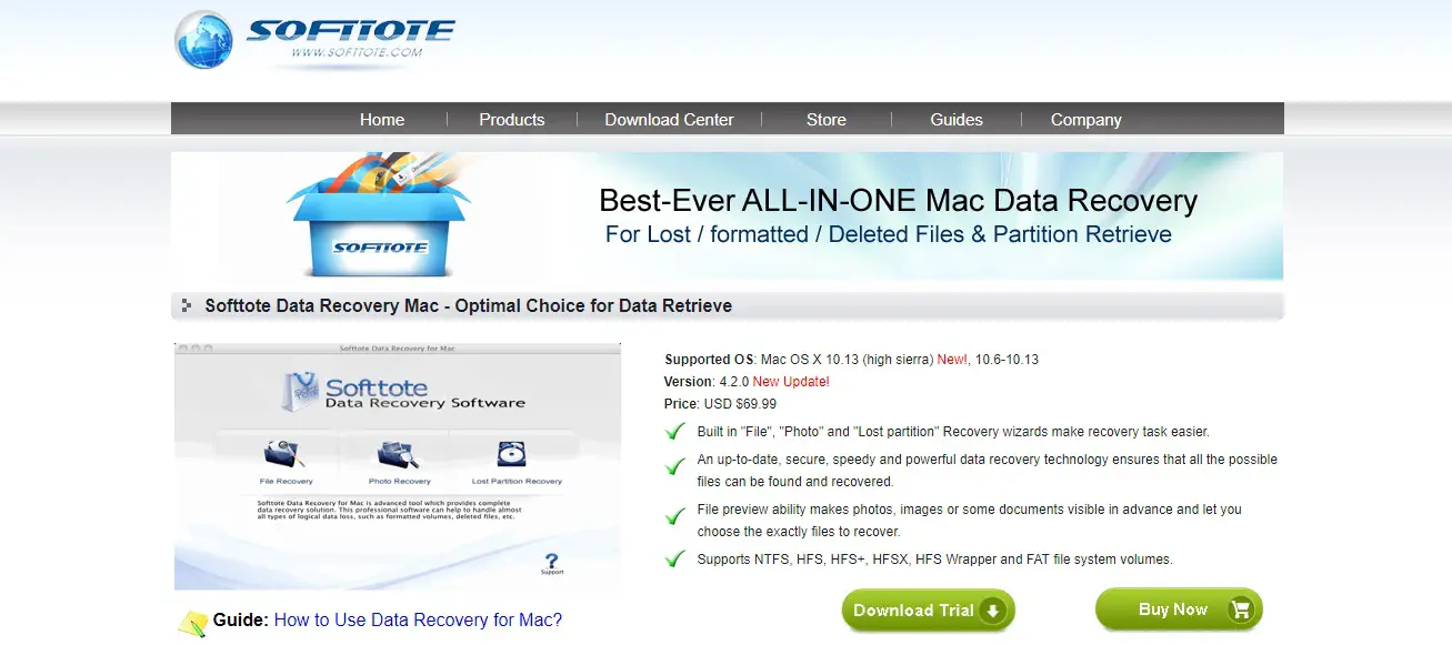 softtote data recovery for mac