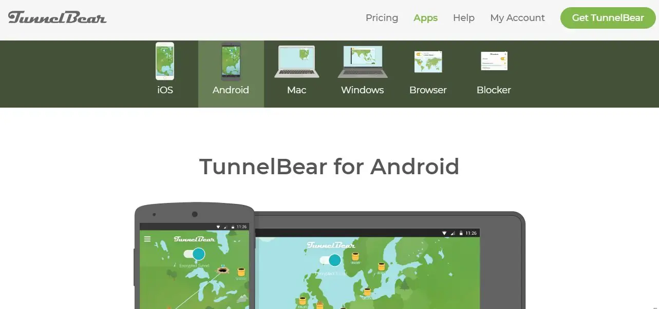TunnelBear Untuk Android