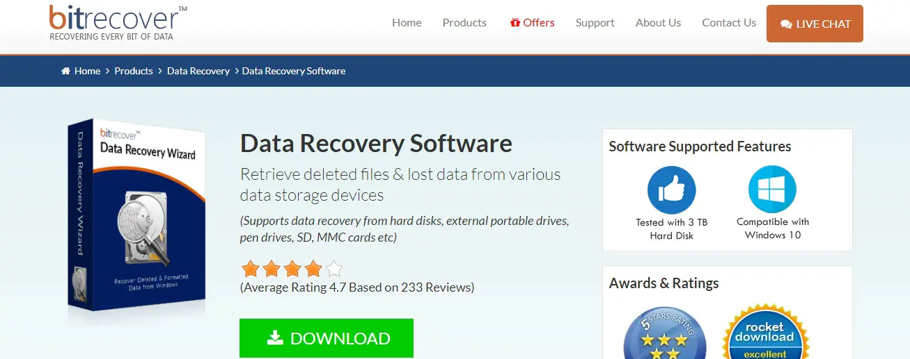 bitrecover Data Recovery Wizard