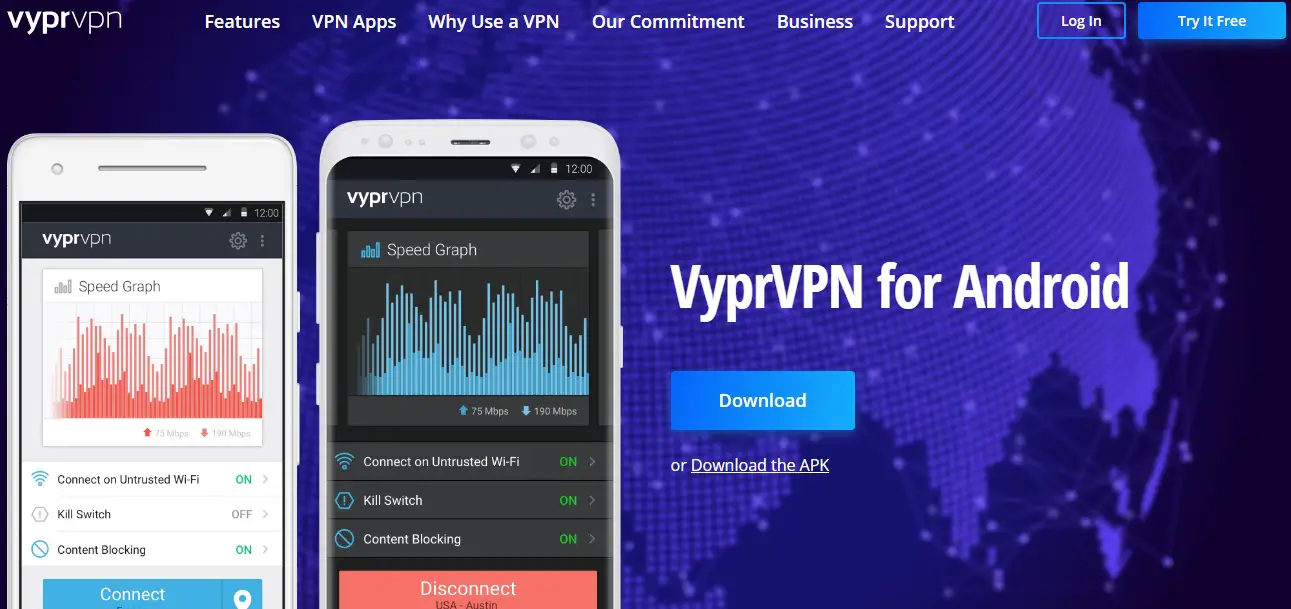 vyprVPN Untuk Android