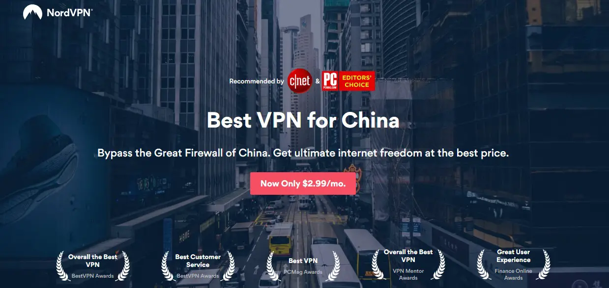 NordVPN untuk China