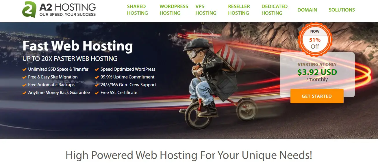 A2Hosting Web Hosting