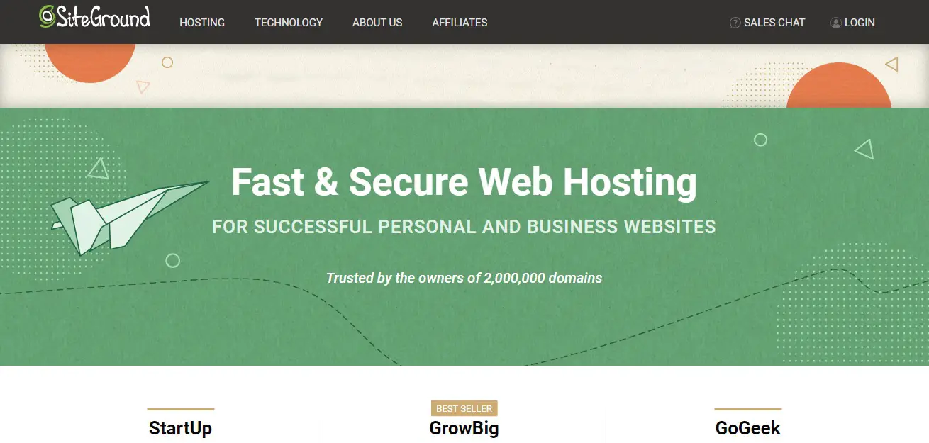 Siteground Web Hosting