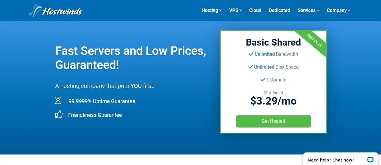 Hostwinds Web Hosting